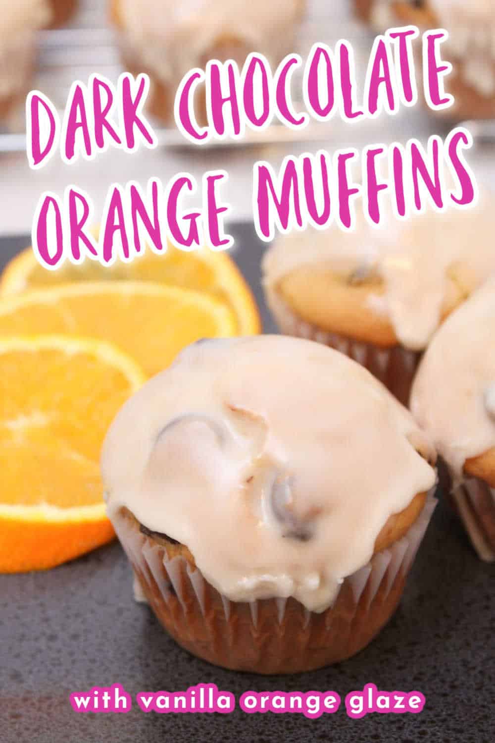 Dark Chocolate Chip and Orange Muffin